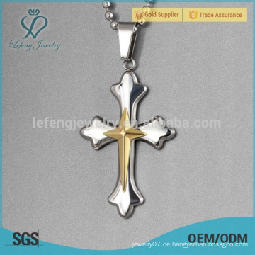 Großhandel Edelstahl Kreuz Anhänger, Jesus Anhänger, Kreuz Anhänger Schmuck